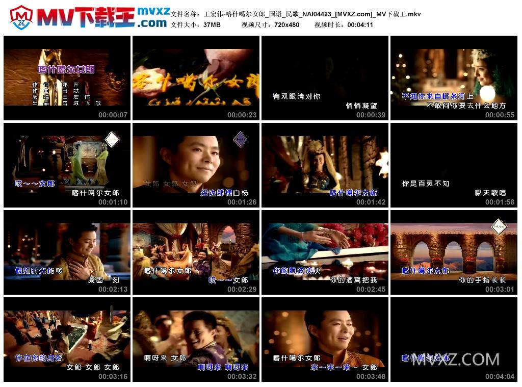 王宏伟-喀什噶尔女郎_国语_民歌_NAI04423